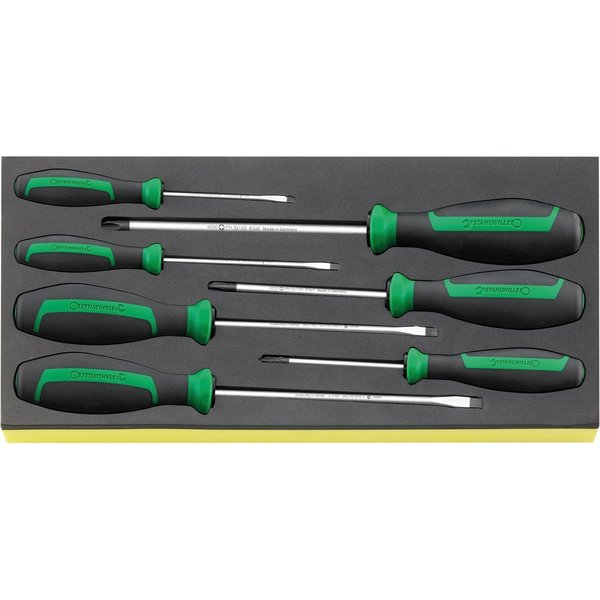 Stahlwille Tools DRALL+ set of screwdrivers i.TCS inlay No.TCS 4620/4630 1/3-tray7-pcs. 96838278